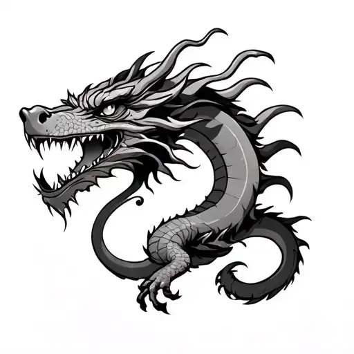 Dragon On The Thigh Women's