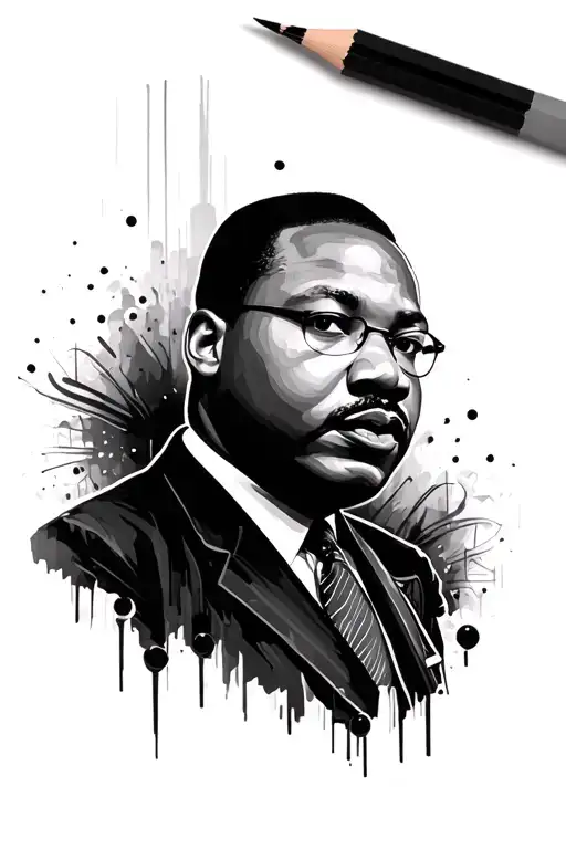 Malcom X Martin Luther King Pro Black Pain