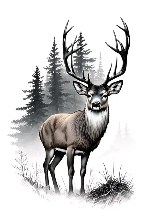 Landscape For Hunting Deer