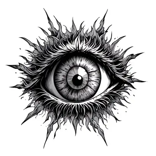 Odin Portrait Eye Surrounded