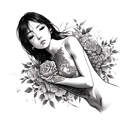 Flat Chested Nude Asian Girl