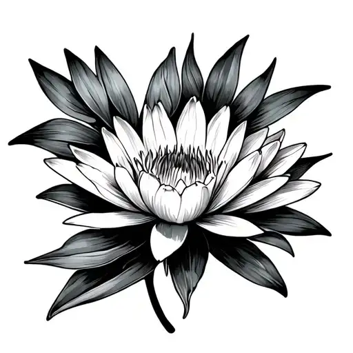 Water Lily Daffodil And Aster