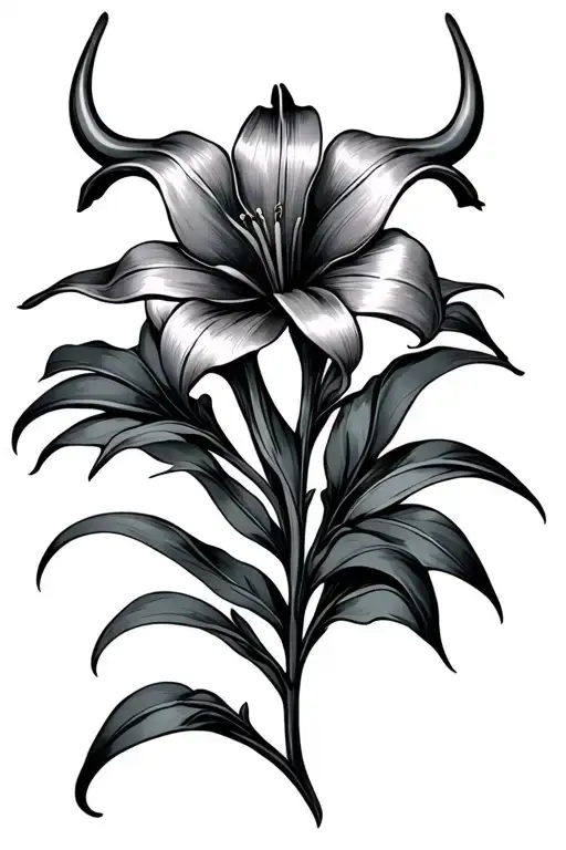 Zodiac Sign Taurus Lily Flower