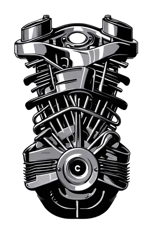 V8 Engine Intertwined