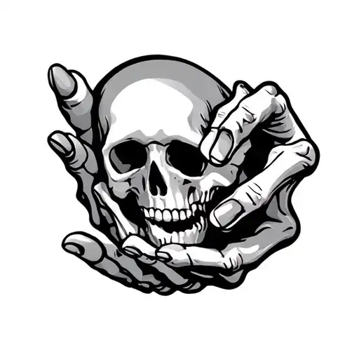 Skeleton Hand Holding
