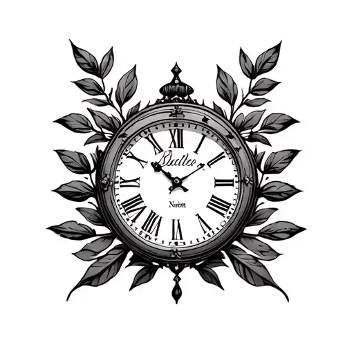 Clock Laurel Name Date Written