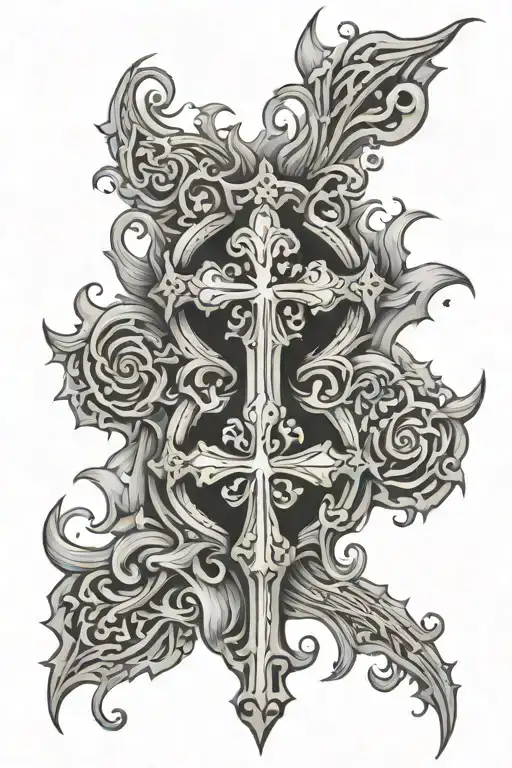 Fire Water Family Cross