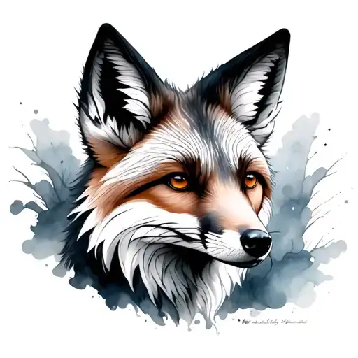 Water Color Fox