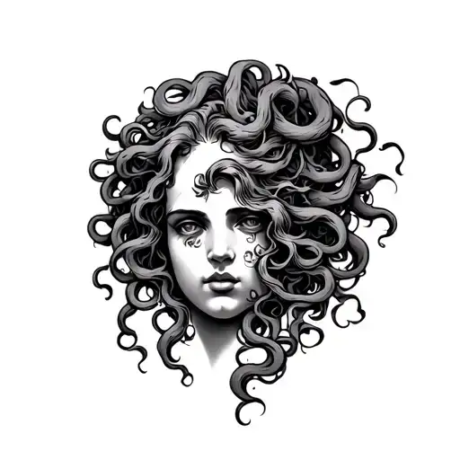 Medusa Half Face