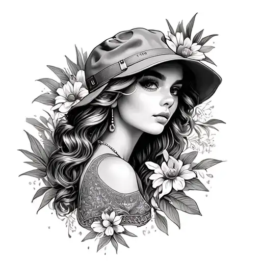 Tattoo For A Girl Who Loves Travel And Fashion