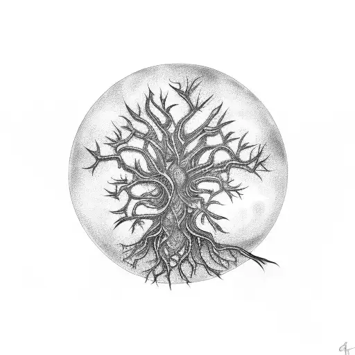 Phoenix Tree Of Life Moon