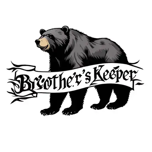 Brother's Keeper Logo With Bear