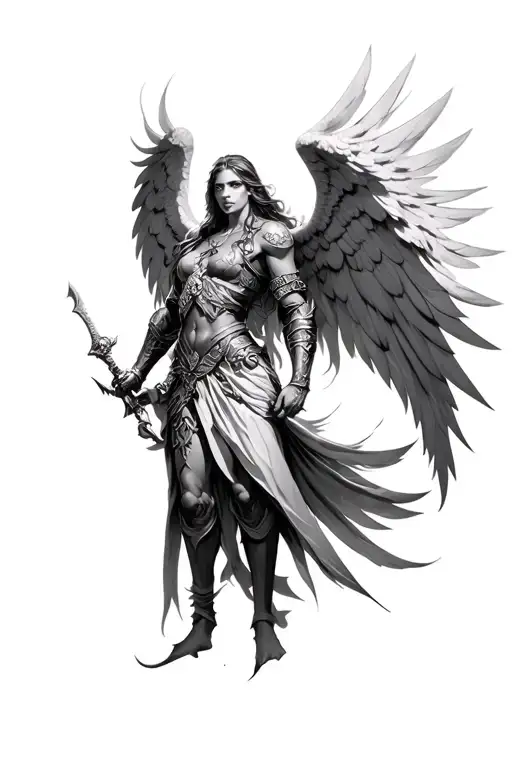 Warrior Angel Guardian Protector