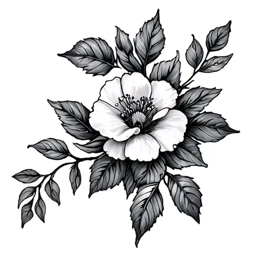 February And March Birth Flower Vine