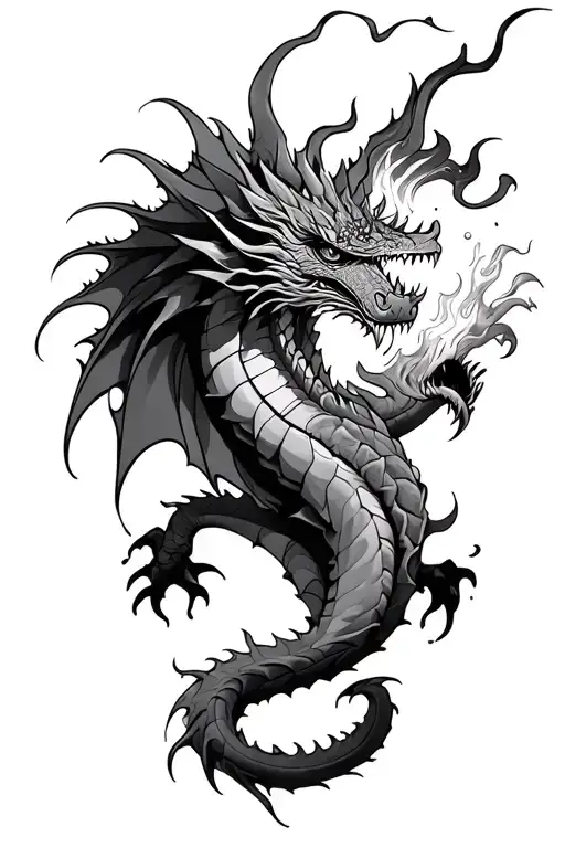 Dragon Breathing Fire