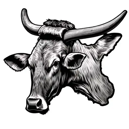 Longhorn In Texas Shape Inside