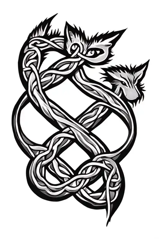 Celtic Knot With Animals