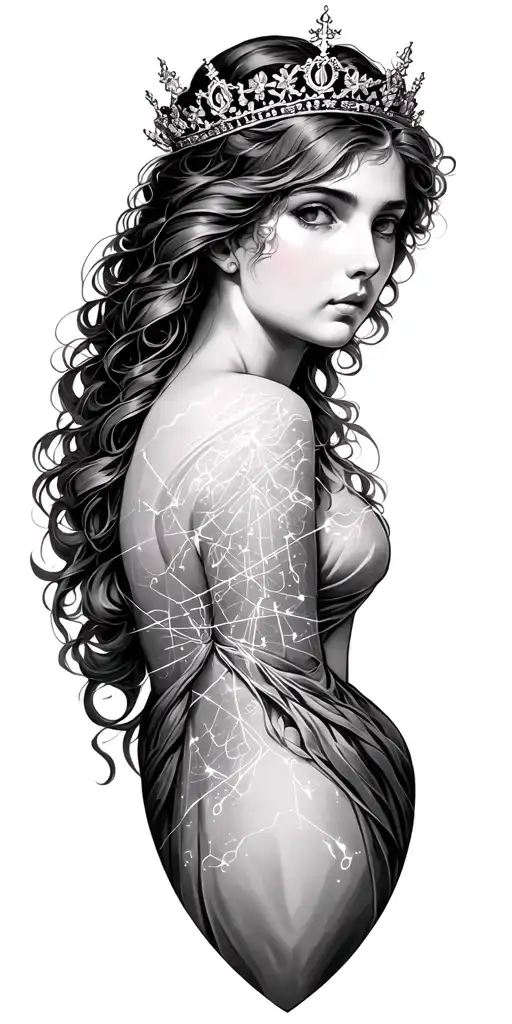 Tauras Venus Constellation Women Law Tiara