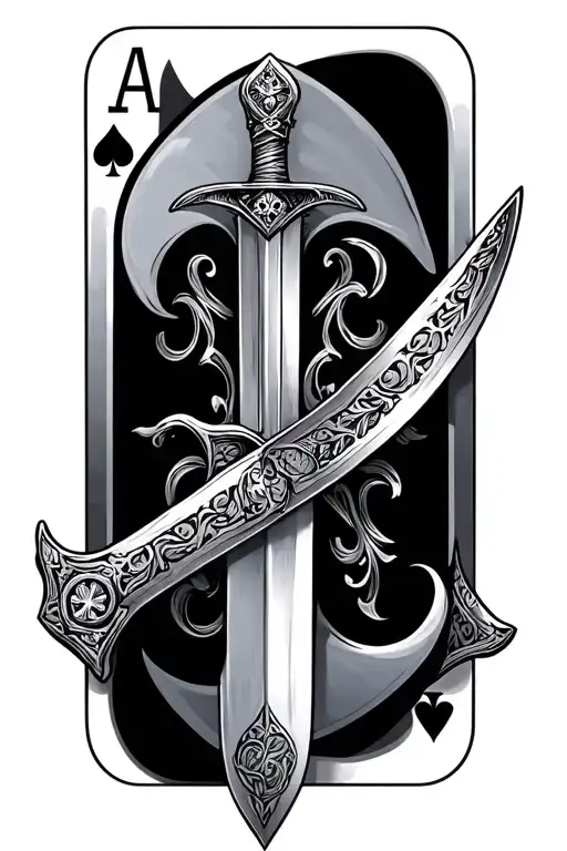 Sword And Ace Of Spades