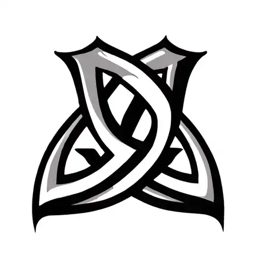 Sikh Religious Symbol Intertwined