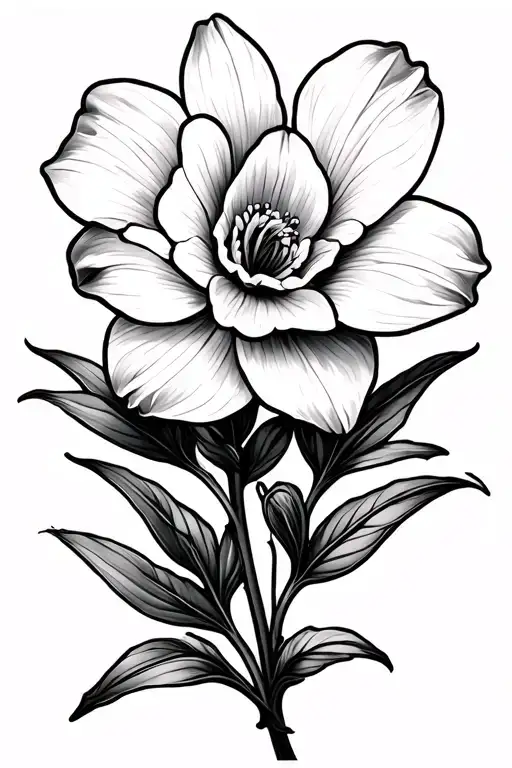 Jonquil Flower No Shading