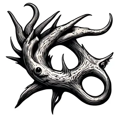 Deer Antler Fish Hook