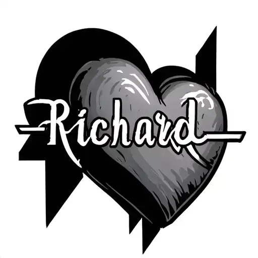 Heart Beat Line Name Richard