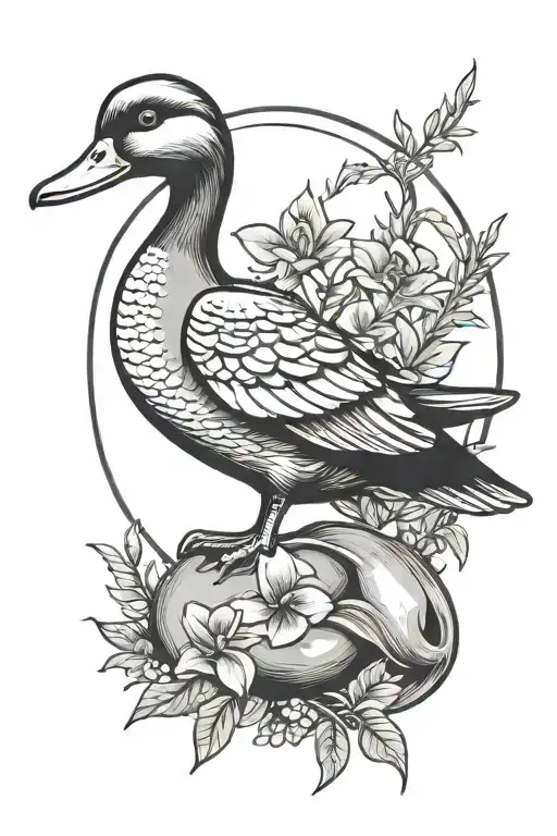 Sexu Pin Up Duck With Moon Sage Bundle And Lavender