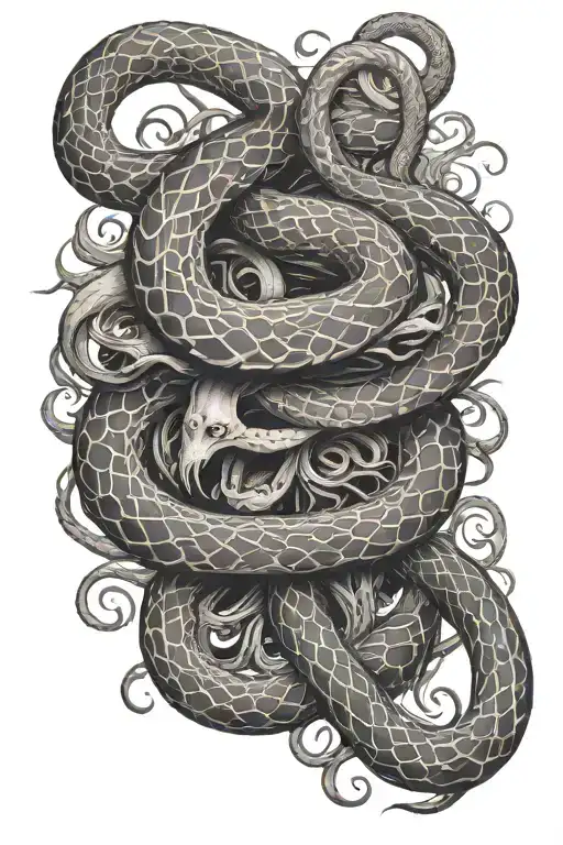 Tangled Snake Carcass