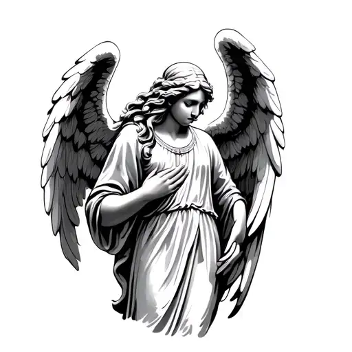 Angel Reaching For A Hand