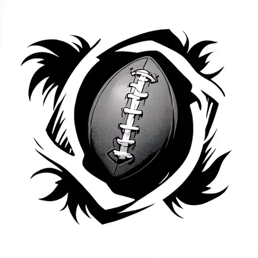 Purdy Waddle 24 Inside Of A Football