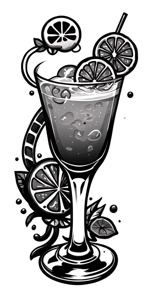 Cocktails And Gaming Symbols