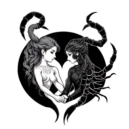 Gemini Father And Scorpio Daughter Holding Hands