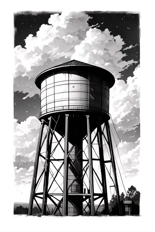 Entire Water Tower
