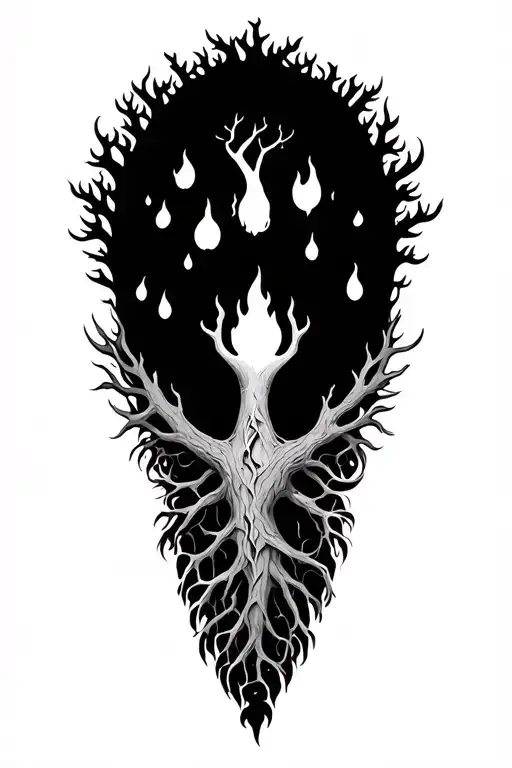 Tree Of Life Phonix Rising From The Ashes