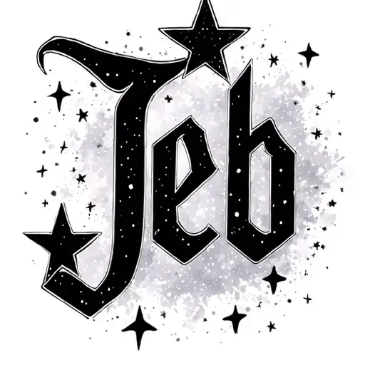 Name Jeb With Star Dust