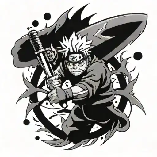 Naruto Inside A Knife