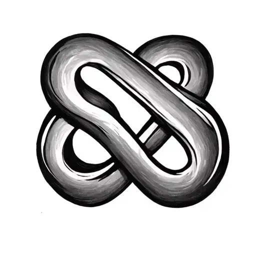 Infinity Symbol With The Initials Stm