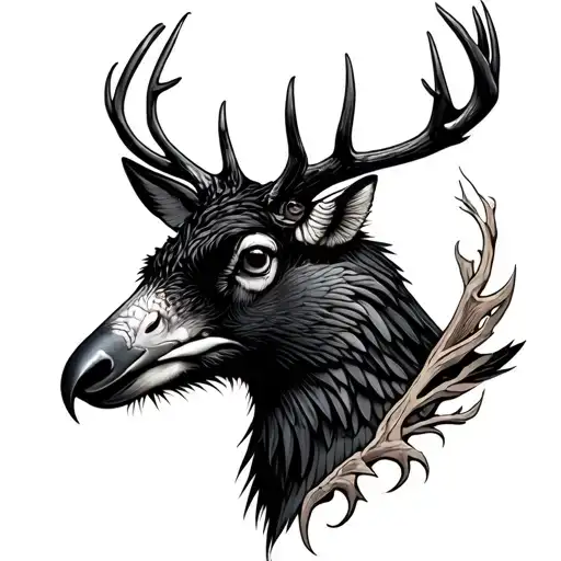Deer Raven