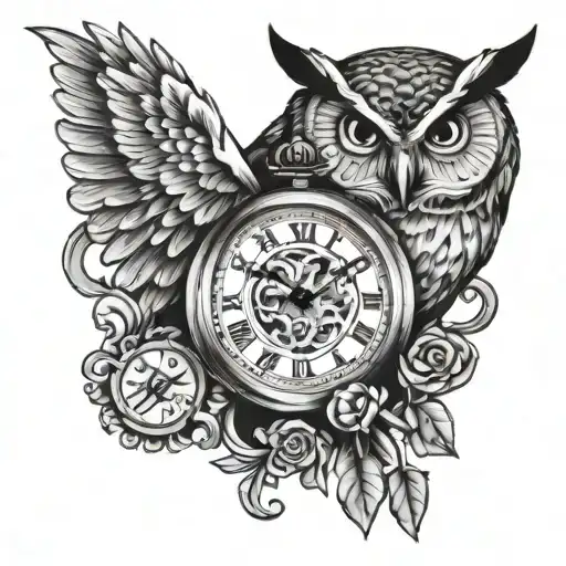 Owl Pocket Watch