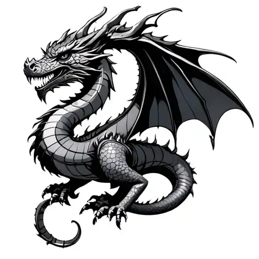 Steam Punk Mechanical Dragon