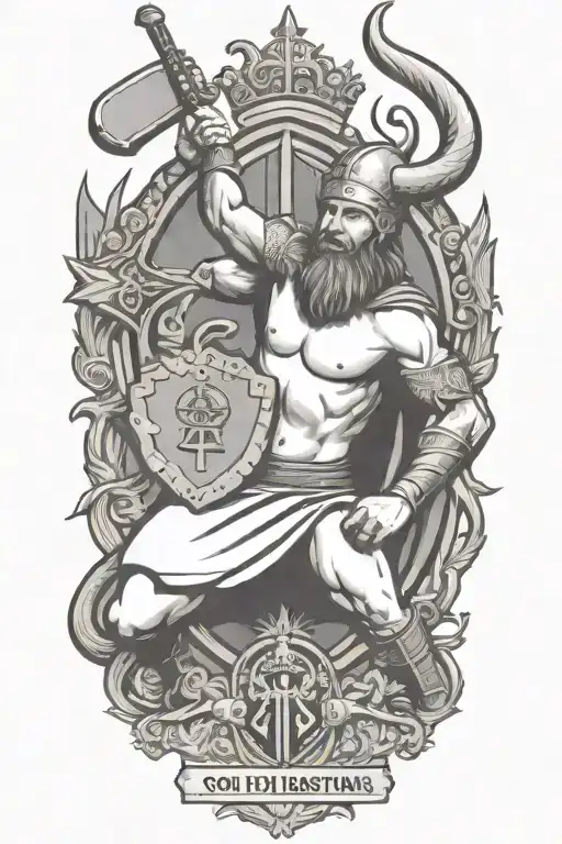 Real Madrid Vikings War Scene Holding A Sign That Says Defendamos El Trono Conquistamos La Gloria