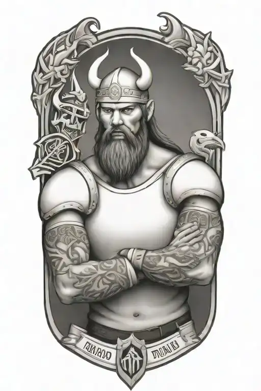 Real Madrid Vikings War Scene Holding A Sign That Says Defendamos El Trono Conquistamos La Gloria