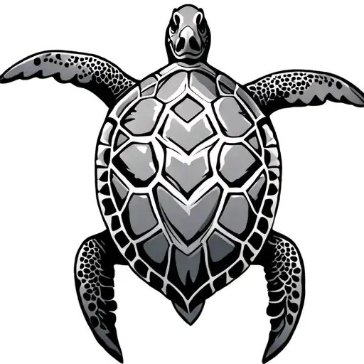 Tribal Sea Turtle