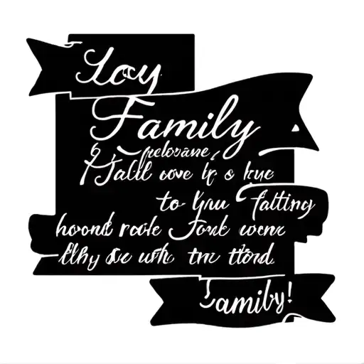 Number 1 And Quote To Family