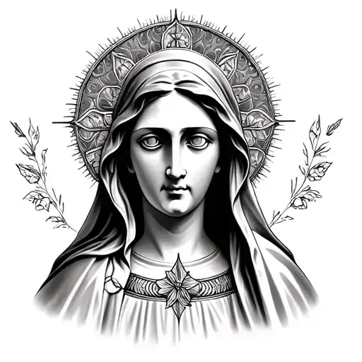 Virgin Mary Surrounded