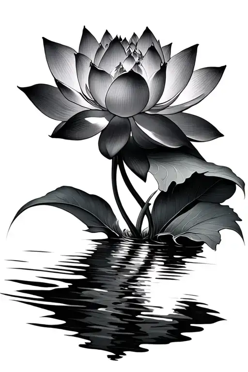 Lotus Flower Emerging