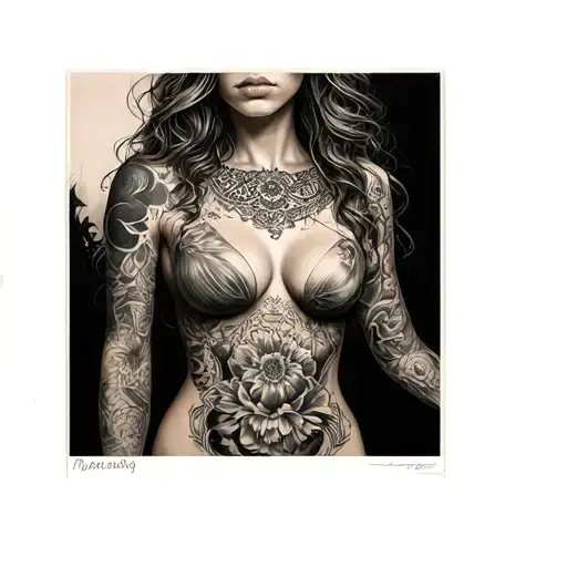 Female Body Of A Girl