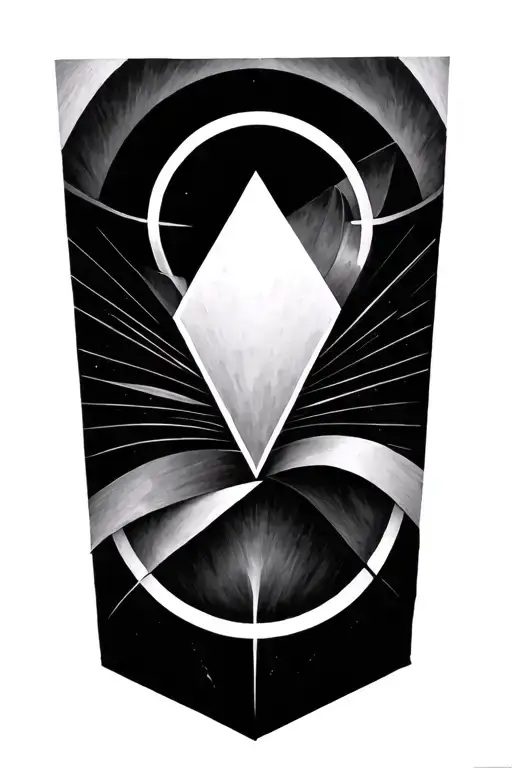 Geometric Triangle Square Circle