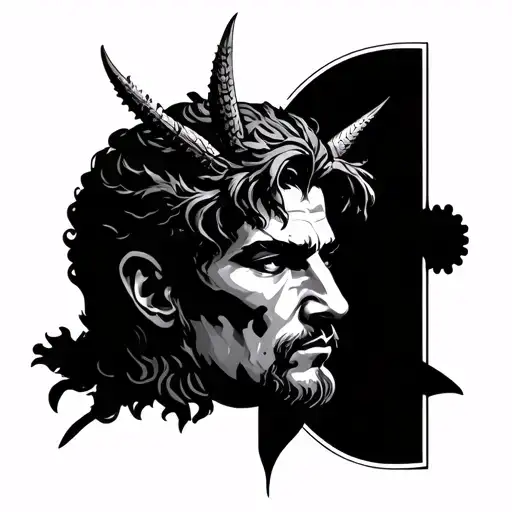 Saguitarius Face Male